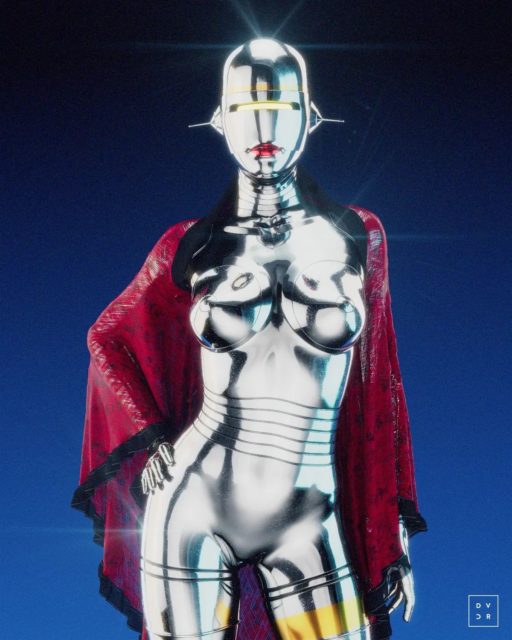 770 - "Love in Chrome"
.
.
Homage to the amazing Hajime Sorayama (@hajimesorayamaofficial)
.
.
.
.
.
.
.
.
#future #sorayama #robot #android #pinuprobots #neoncities #cyber #cyberwoman #c4dtoa #cinema4dart