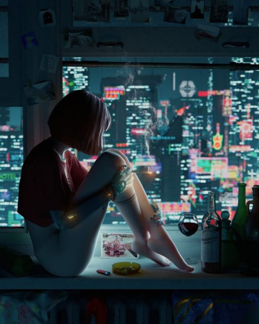 772 - "Memories of blue"
.
.
Soon in Cyberpunk Vol. 04, by @rndmghst !!
.
.
.
.
.
.
.
.
#future #citywoman #cybercity #cyberpunk #lightstudy #cyber #cyberwoman #c4dtoa #cinema4dart #magazine #city #modelsofinstagram #ghostintheshell #randomghost